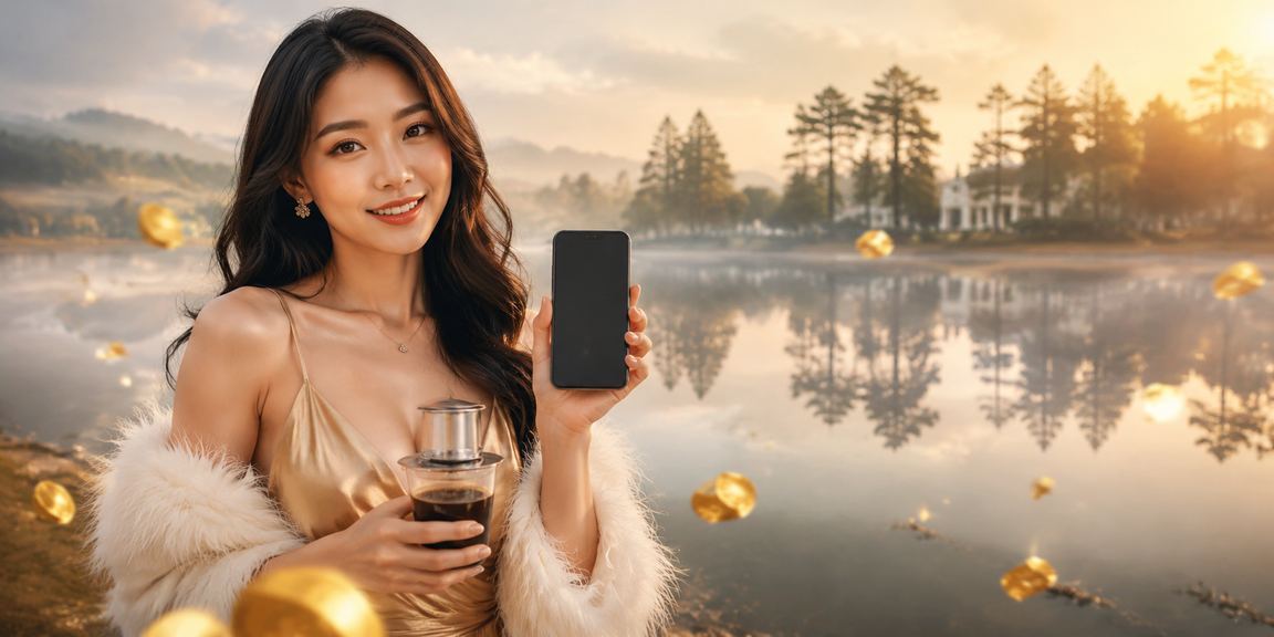 Thành viên VIP 88lcb tại Đà Lạt thưởng thức cà phê và kiểm tra phần thưởng jackpot